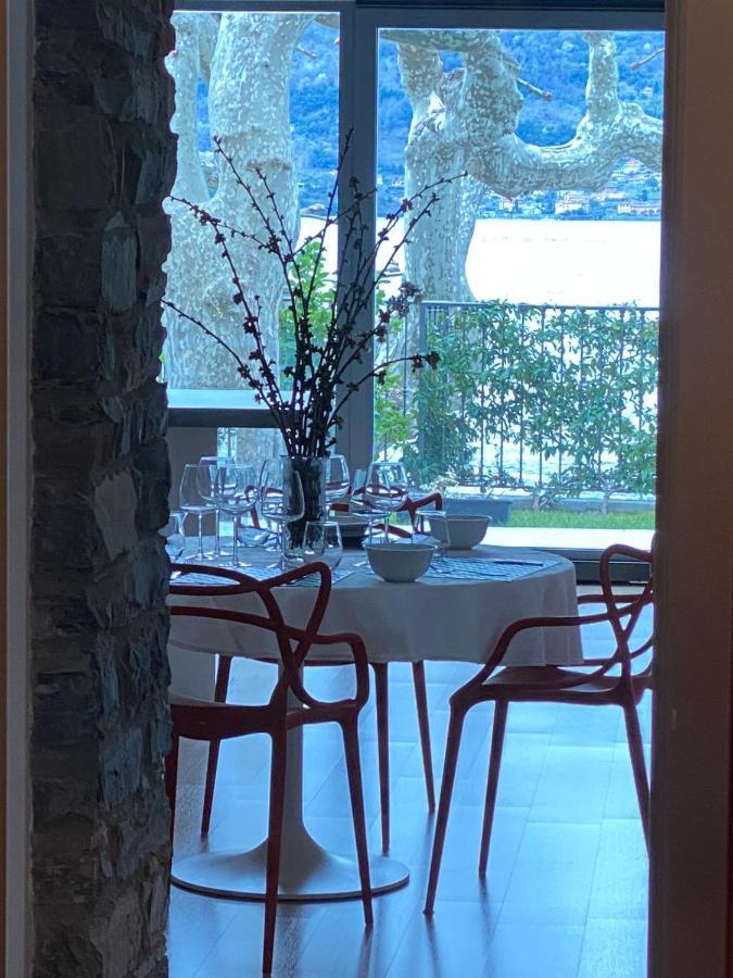 I Platani Villa Lezzeno Bagian luar foto